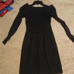 Elegant Black Off-Shoulder Dress